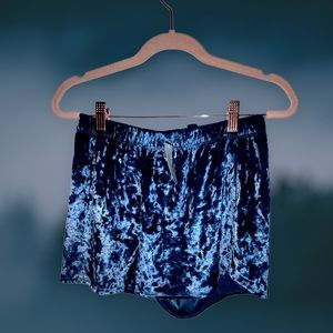 Windsor Velvet Shorts